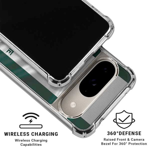 Michigan State University Spartans Jersey Google Pixel 10 Clear Case